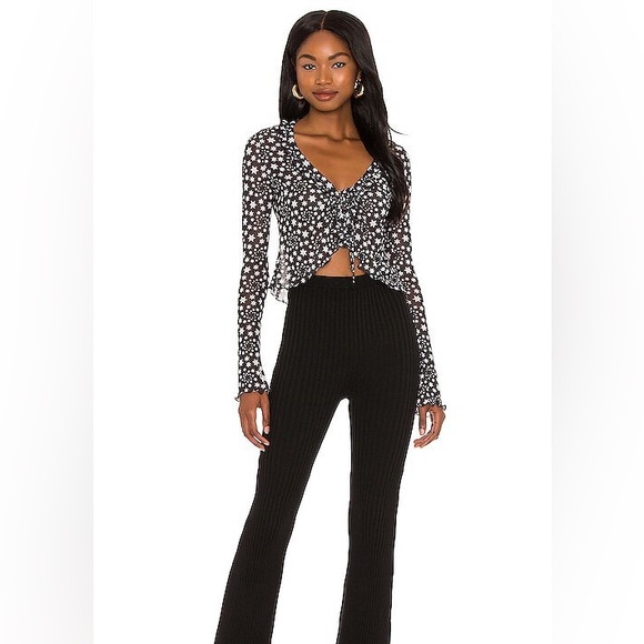 Free People Marne Top ⭐️🤍🖤🤍🖤 - Picture 5 of 7